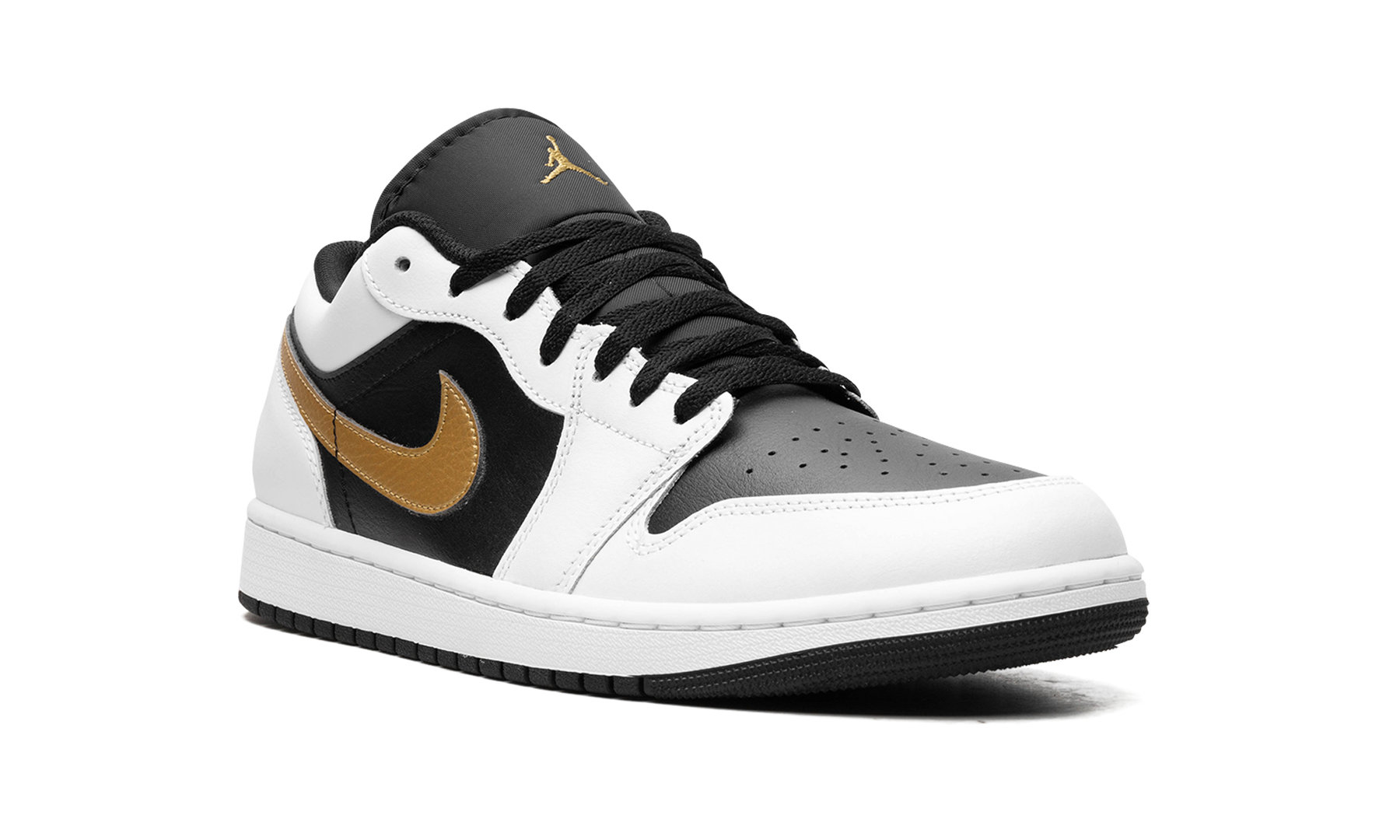 Air Jordan 1 Low Gold Swoosh 553558 172