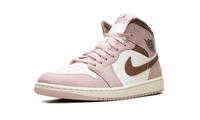 Jordan 1 Mid WMNS Pink Oxford Brown BQ6472 620