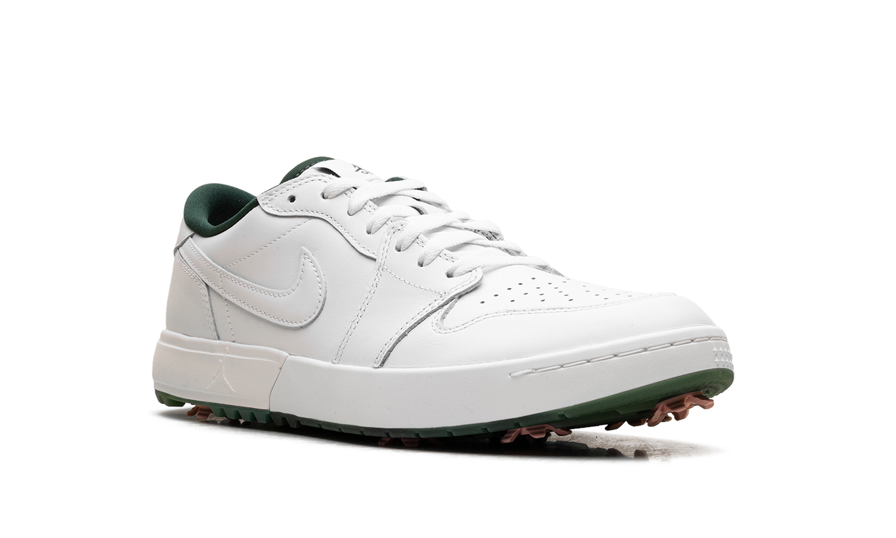 Air Jordan 1 Low Golf Spiked White Fir Elemental Pink IQ3417 100