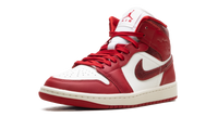 Air Jordan 1 Mid WMNS Red Cracked Leather HJ9337 106